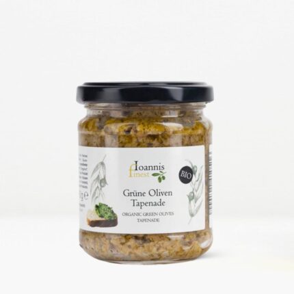 Ioannis Finest Grüne Bio Oliven Paste