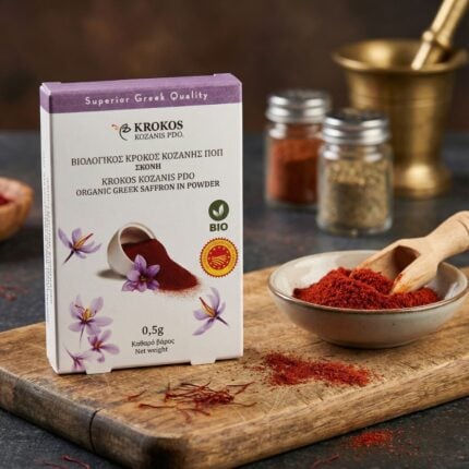 Krokos Kozanis Bio Safran in Pulver Ioannis Finest (2)