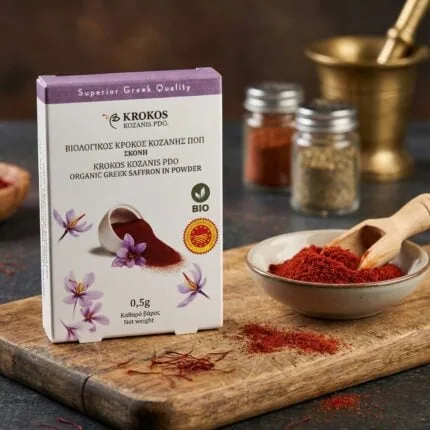 Krokos Kozanis Bio Safran in Pulver Ioannis Finest (2)