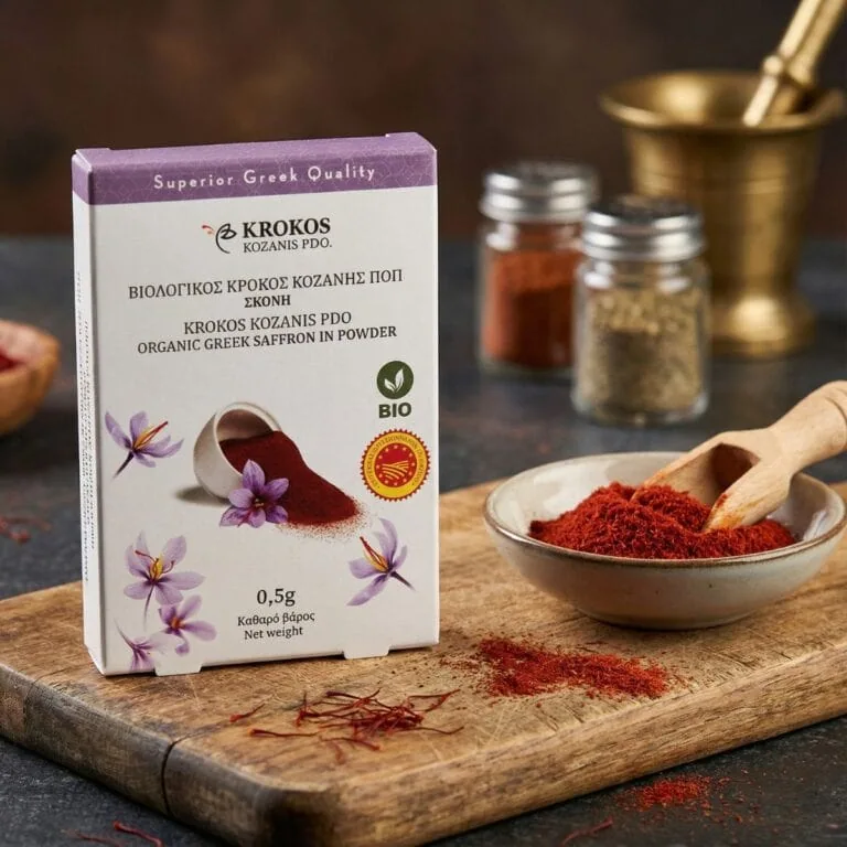 Krokos Kozanis Bio Safran in Pulver Ioannis Finest (2)