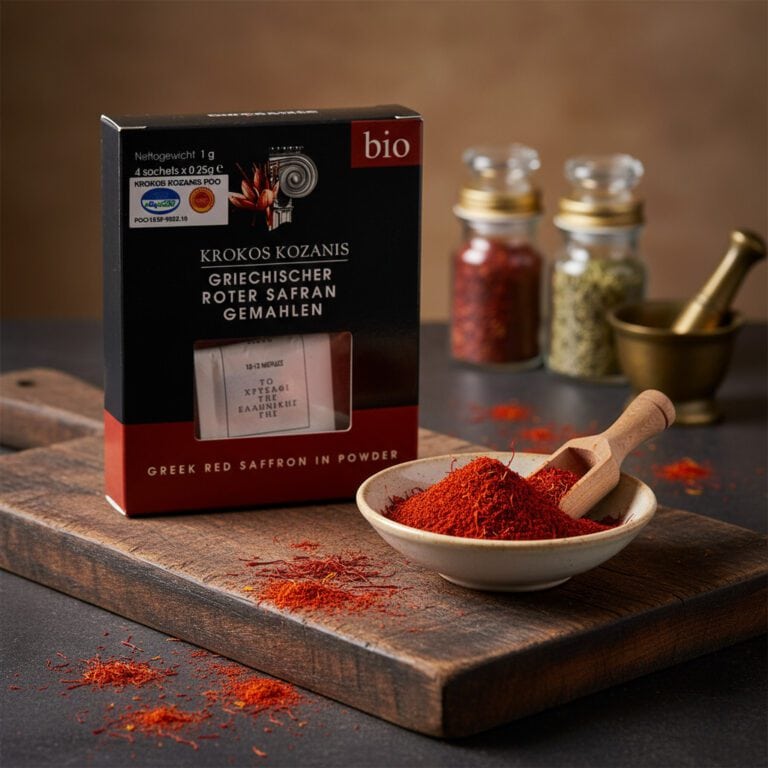 Krokos Kozanis Bio Safran in Pulver Ioannis Finest (2)