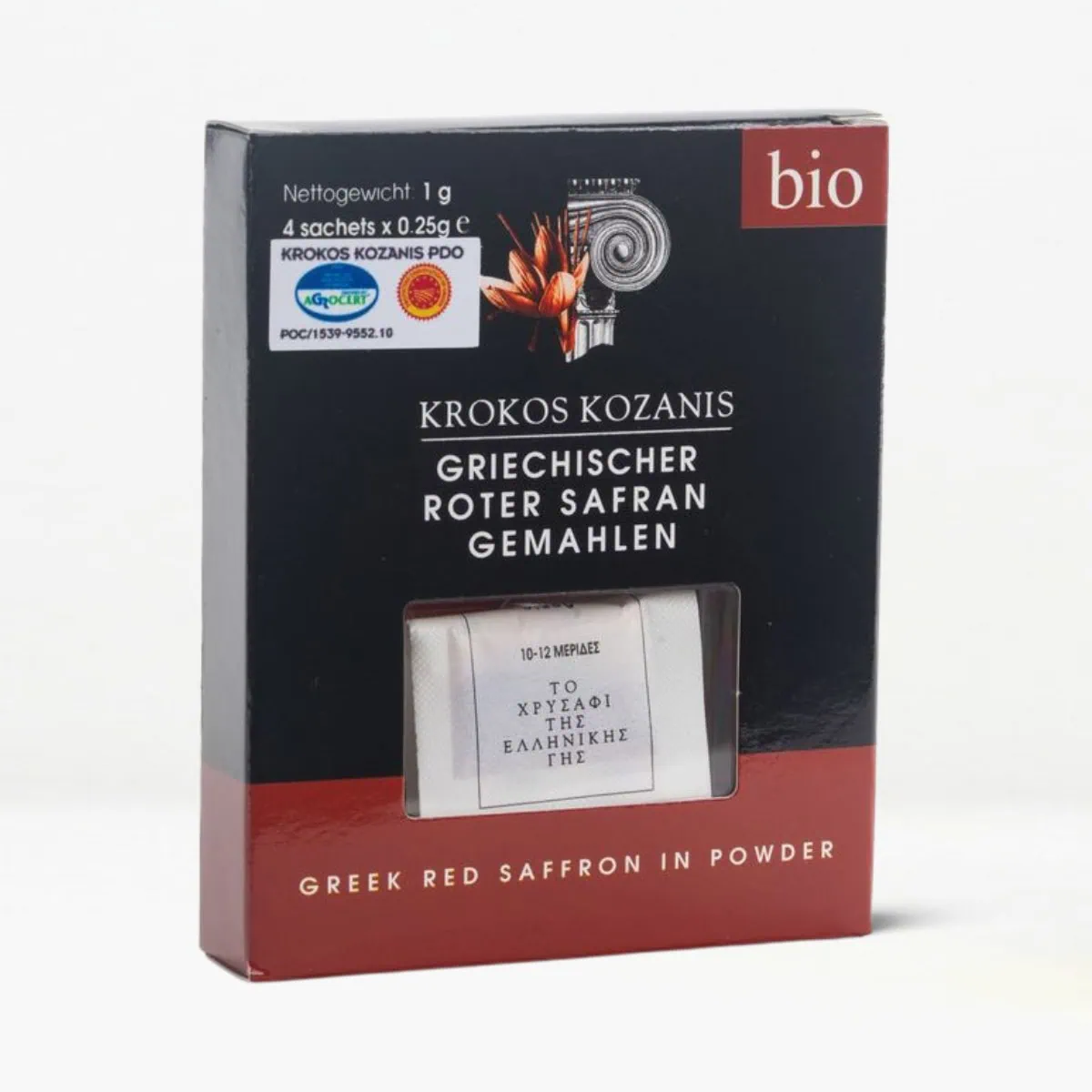 Krokos Kozanis Bio Safran in Pulver Ioannis Finest Krokos Kozanis Bio Safran in Pulver Ioannis Finest