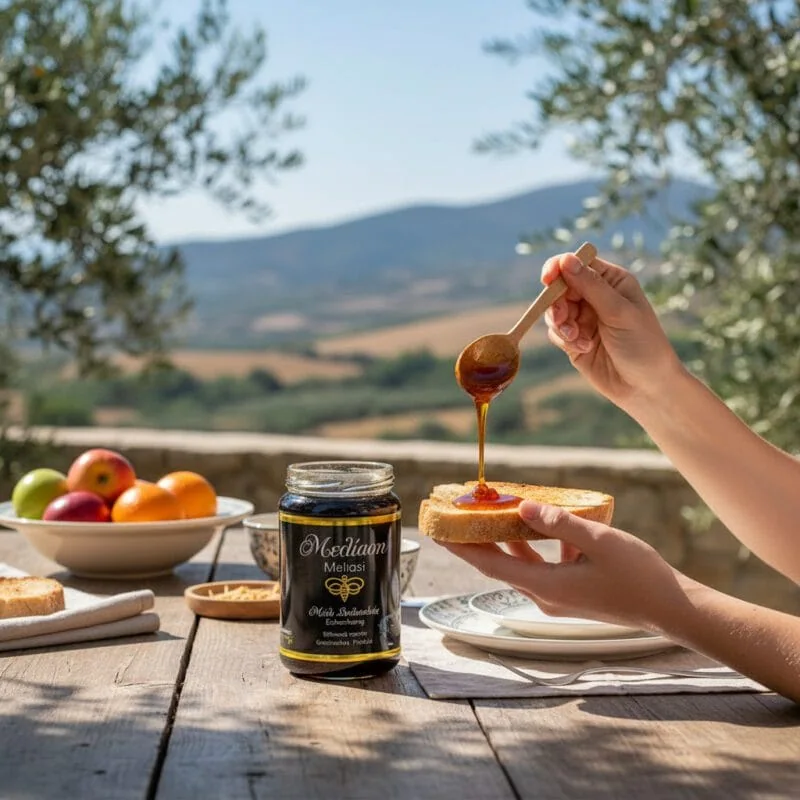 MEDIAON Griechischer Eichenhonig Ioannis Finest (1)