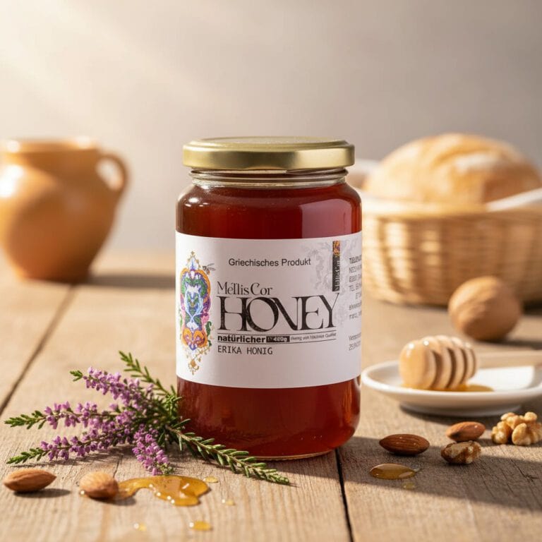 MELLIS COR Griechischer Erikakraut Honig Ioannis Finest (1)