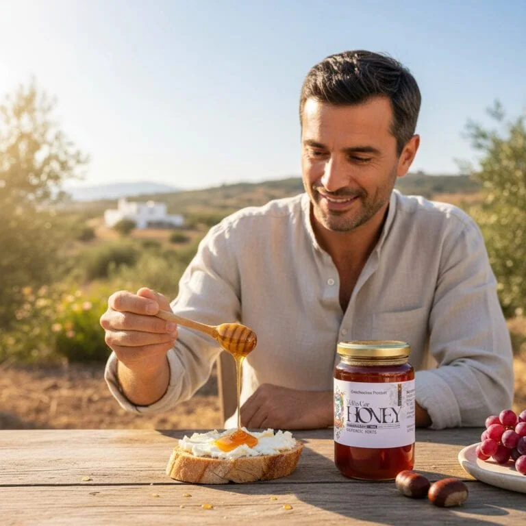 MELLIS COR Griechischer Kastanien Honig Ioannis Finest (1)