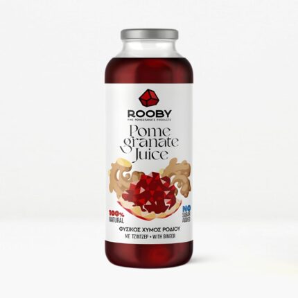 Rooby Griechischer Granatapfelsaft mit Ingwer und Zitronenschalen Ioannis Finest