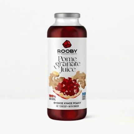 Rooby Griechischer Granatapfelsaft mit Ingwer und Zitronenschalen Ioannis Finest
