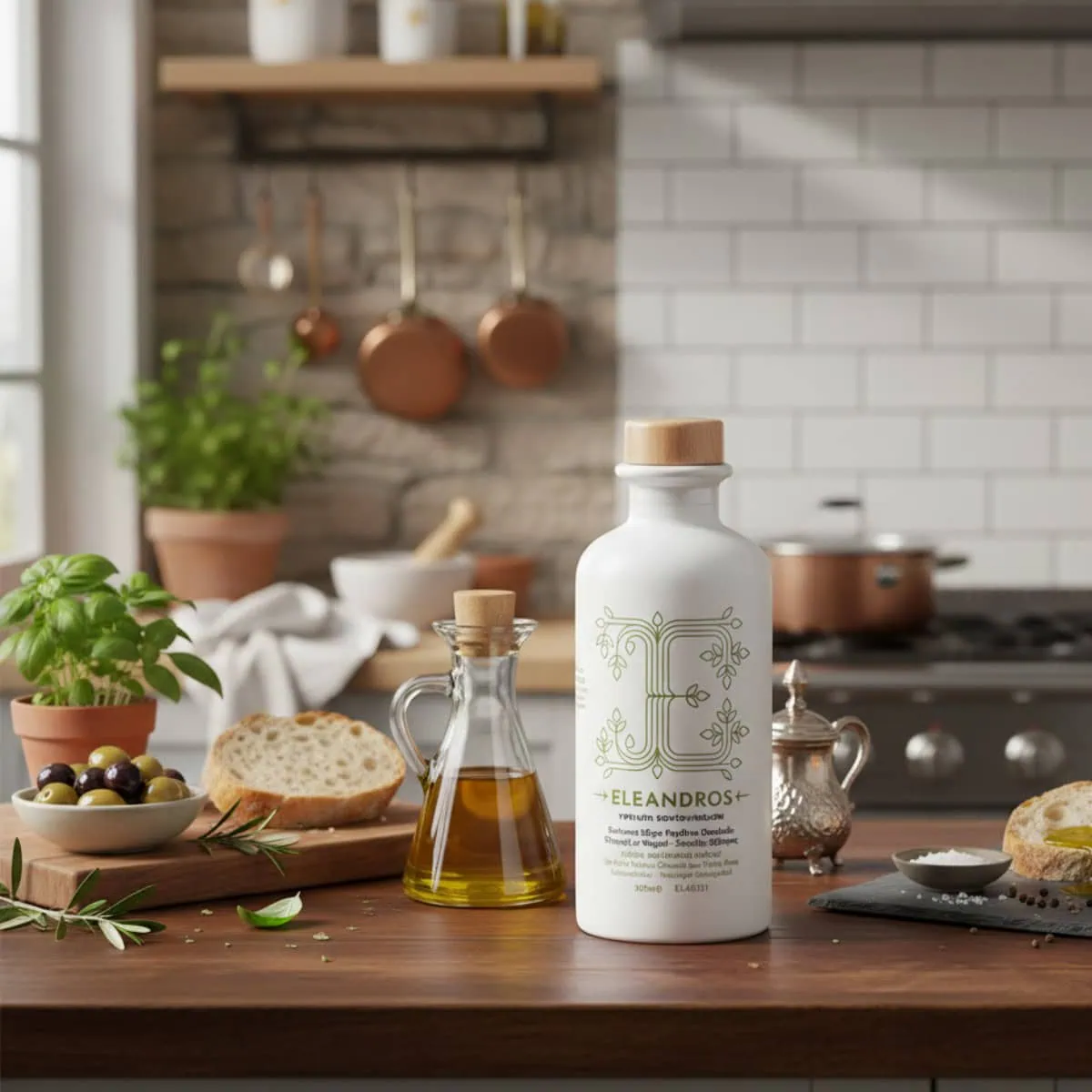 ELEANDROS Premium Bio Olivenöl extra nativ hoher Polyphenolgehalt 1725 mg/L
