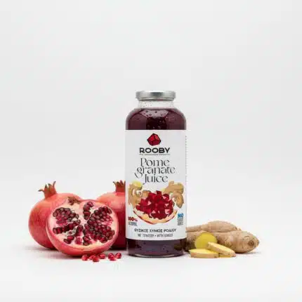 griechischer granatapfelsaft mit ingwer und zitronenschalen ioannis finest (1)