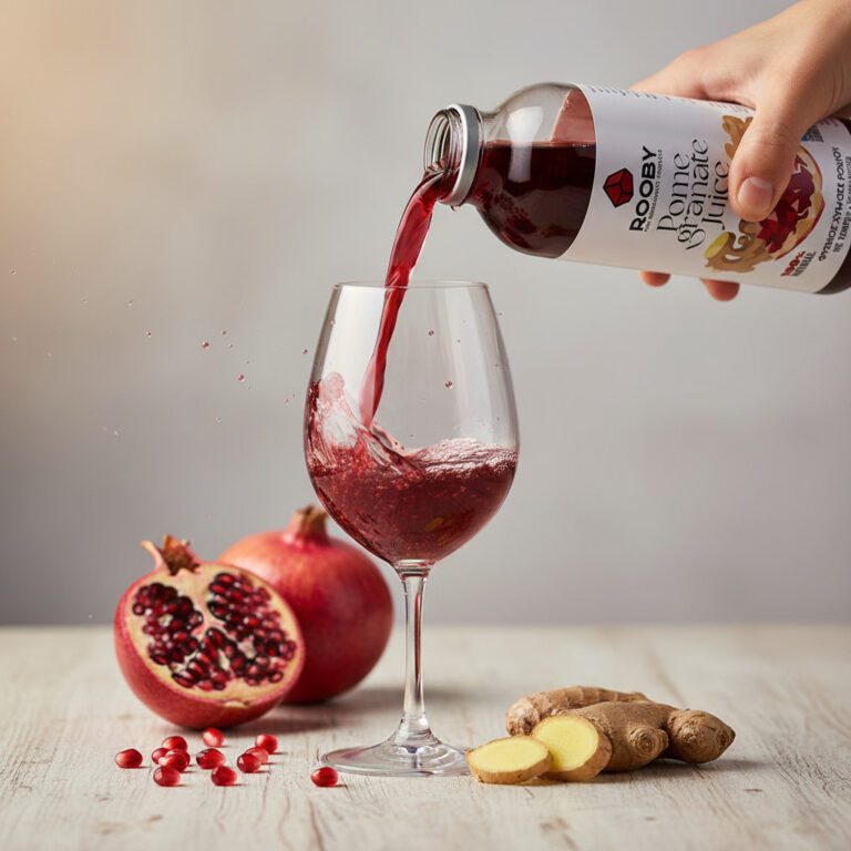 griechischer granatapfelsaft mit ingwer und zitronenschalen ioannis finest (2)