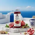 griechischer granatapfelsaft mit ingwer und zitronenschalen ioannis finest (3)