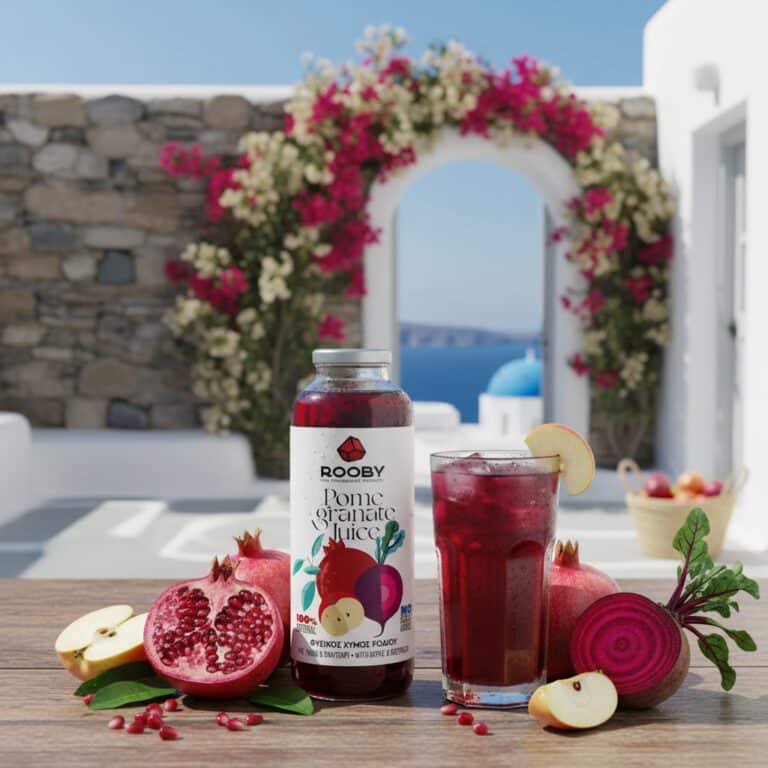 rooby griechischer granatapfelsaft mit apfel und roter beete ioannis finest (3)